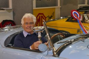 Dave Story with his Best Classic Car Trophy