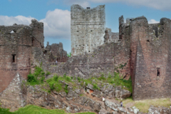 Panoramic View of Goodrich castle