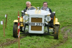 Roger Metters from the Classic and Historic Motor Club in his Morris Marina Special.