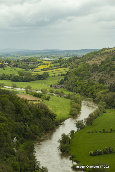 The River Wye and the landscape beyond